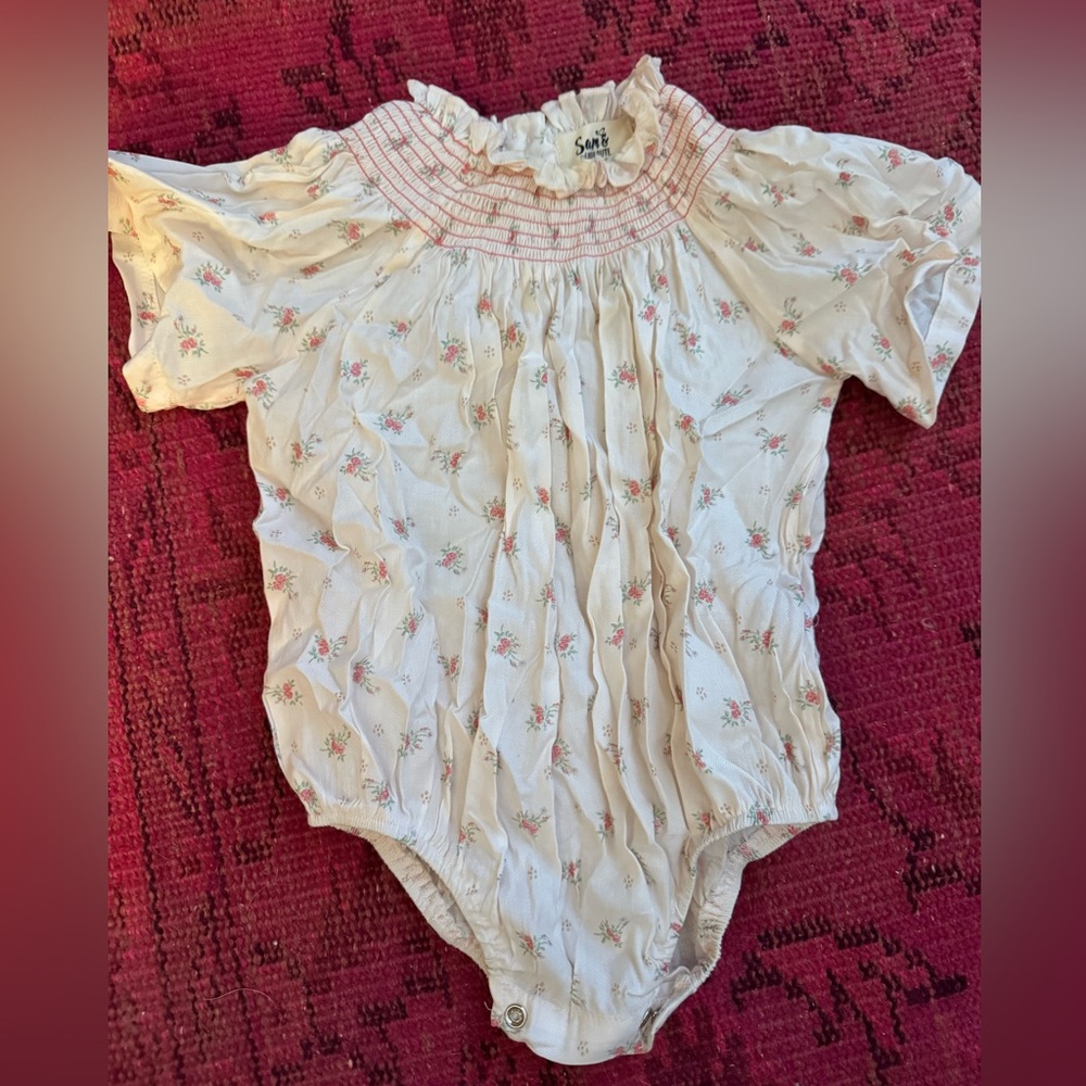 Sam & Louloute Floral Baby Romper